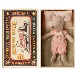 Maileg Mouse Little Sister In Matchbox