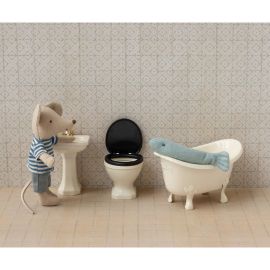 Maileg Mouse Furniture WC Toilet Off White