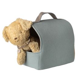 Maileg Pet Carrier Dusty Blue