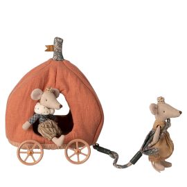 Maileg Mouse Pumpkin Carriage