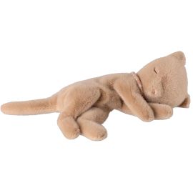 Maileg Sleeping Kitten Plush Cream Peach