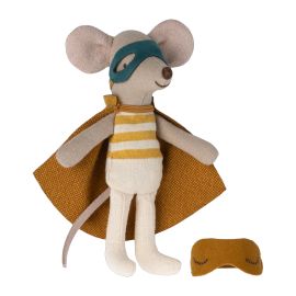 Maileg Mouse Super Hero in Matchbox