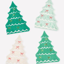 Meri Meri Christmas Napkin Tree with Bow