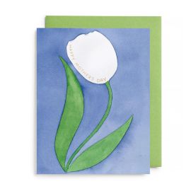 E Frances Mother's Day Card Tulip Flower