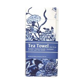 Museum Tea Towel Tile tableau with blue birds