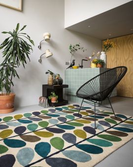 Orla Kiely Rug Multi Stem Kingfisher