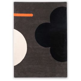 Orla Kiely Rug Geo Flower Graphite