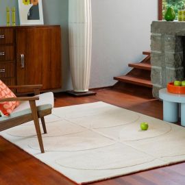 Orla Kiely Rug Solid Stem Ecru