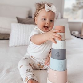 Over The Dandelions Silicone Stacking Cups