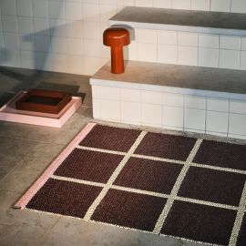 Pappelina Rug Criss Pop Burgundy