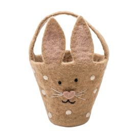 Pashom Easter Basket Bunny Beige