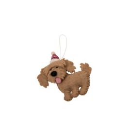Pashom Christmas Decoration Cavoodle Beige