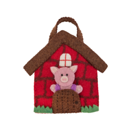 Pashom Finger Puppet Play Bag Three Little Pigs