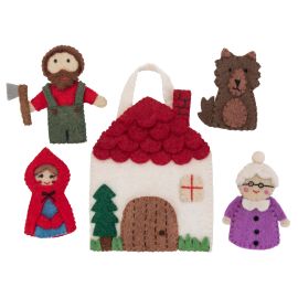 Pashom Finger Puppet Play Bag Little Red Riding Hood