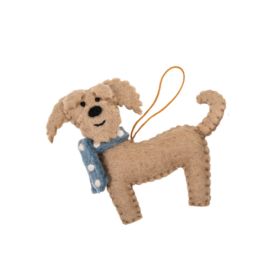 Pashom Christmas Decoration Labradoodle Gold