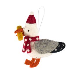 Pashom Christmas Decoration Seagull With Chip