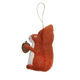 Pashom Christmas Decoration Squirrel With Acorn Chestnut