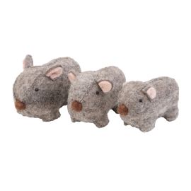 Pashom Toy Wombat Family