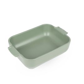 Peugeot Ceramic Rectangular Baking Dish 25cm Fern Green