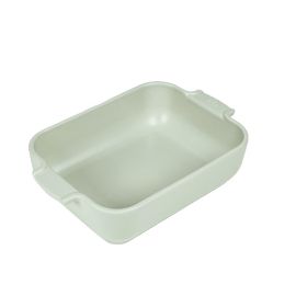 Peugeot Ceramic Rectangular Baking Dish 25cm Sage Green