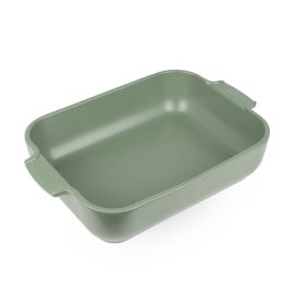 Peugeot Ceramic Rectangular Baking Dish 32cm Fern Green