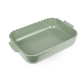 Peugeot Ceramic Rectangular Baking Dish 36cm Fern Green