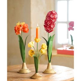Pip Studio Deco Flower Metal Orange 40cm