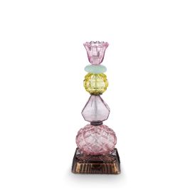 Pip Studio Candle Holder Glass Beads Lilac 23.5cm