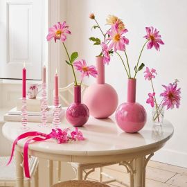 Pip Studio Vase Metal Large Matt Light Pink