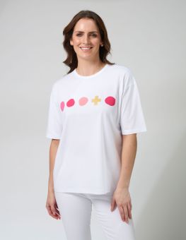 Stella+Gemma T Shirt Porter White Isola Bella