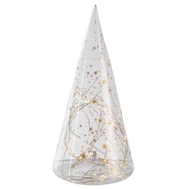 Räder Christmas Fir Tree Glass LED Gold Stars XL
