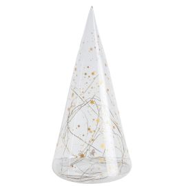 Räder Christmas Fir Tree Glass LED Gold Stars XL