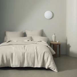 Weave Ravello Linen Duvet Cover Bone