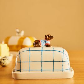 Robert Gordon Butter Up Dachshund Butter Dish