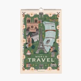 Rifle Paper 2026 Wall Calendar World Travel