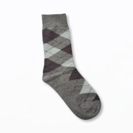 Stella+Gemma Socks Jacquard Grey/Blue/Charcoal