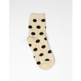 Stella+Gemma Socks Dots Natural Black