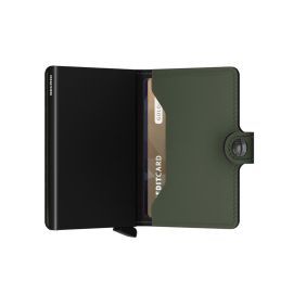 Secrid Miniwallet Matte Green & Blakc