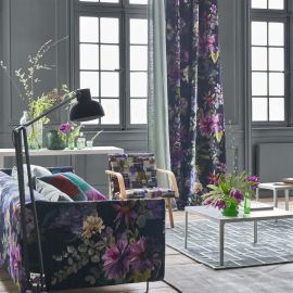 Designers Guild Fabric Shalimar Garden Amethyst 