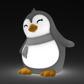Stellar Kids Nightlight Rechargeable Squishy Penguin Ping