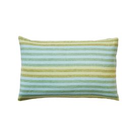 Bonnie And Neil Blue Green Stripe Standard Pillowcase Pair