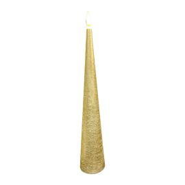Stellar Candle LED Gold Cone 25cm