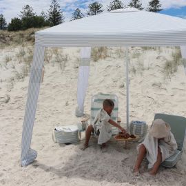 Sunnylife Beach Cabana Sea Sage Stripe
