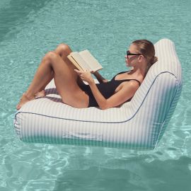 Sunnylife Luxe Floating Chair Oyster Stripe