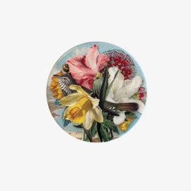 Tanya Wolfkamp Ceramic Coaster Vintage Cuckoo