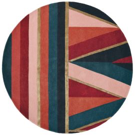 Ted Baker Rug Sahara Burgundy Round