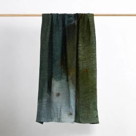 Thread Design Deep Dusk Linen Throw