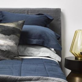 Thread Design Navy Linen Quilt