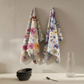 Thread Design Petal Play Tea Towel Sunburst