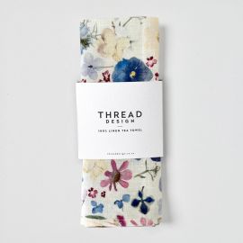 Thread Design Petal Play Tea Towel Moonbloom